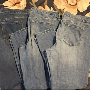 sonoma jeans Size 16 Skinny Short  Lot Of 3